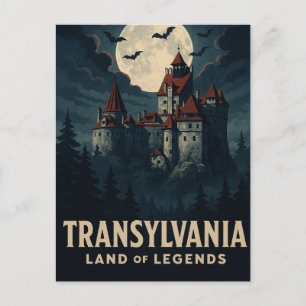 Mystiska Transsylvanien – Draculas slott Vykort