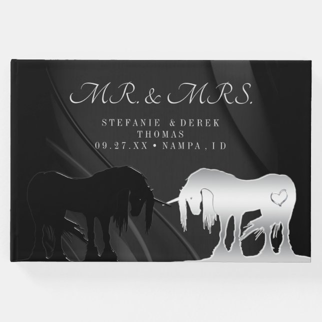 Mystiska universitet (svart snurra) gästböcker (Framsida)