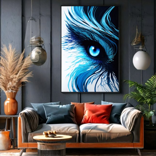 Mystiskt Blått Blixt: Konsten Som Hypnotiserar Poster (Skapare uppladdad)
