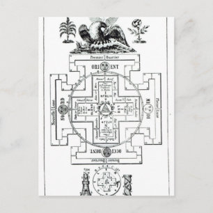 Mystiskt diagram av Solomons Vykort