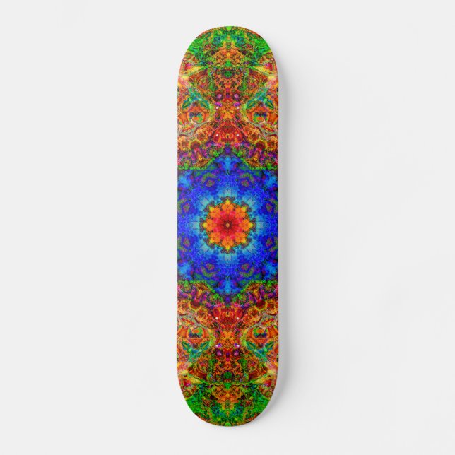 Mystiskt glöd av seglingvinden skateboard bräda 19,5 cm (Framsida)