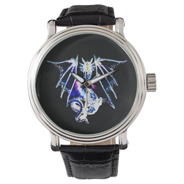 Mystiskt havsmonster Drakhav Fantasi Armbandsur (Framsida)