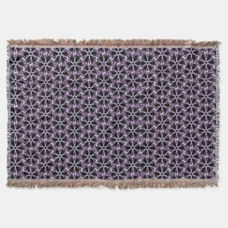 Mystiskt Lavender Gitter Filt