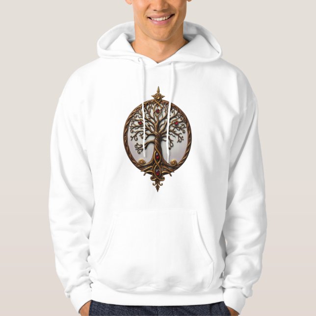 Mystiskt Liv av Träd Hoodie (Framsida)