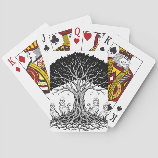 mystiskt livets träd casinokort (Baksidan)
