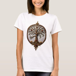 Mystiskt Livets Träd T Shirt