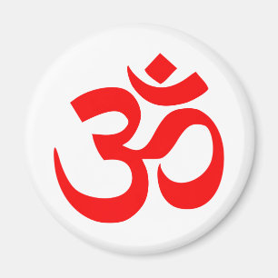 Mystiskt ljud för Om-symbol i hinduiskt och Magnet