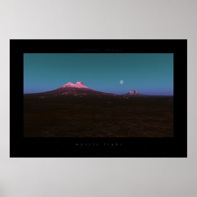 mystiskt ljus poster (Framsidan)