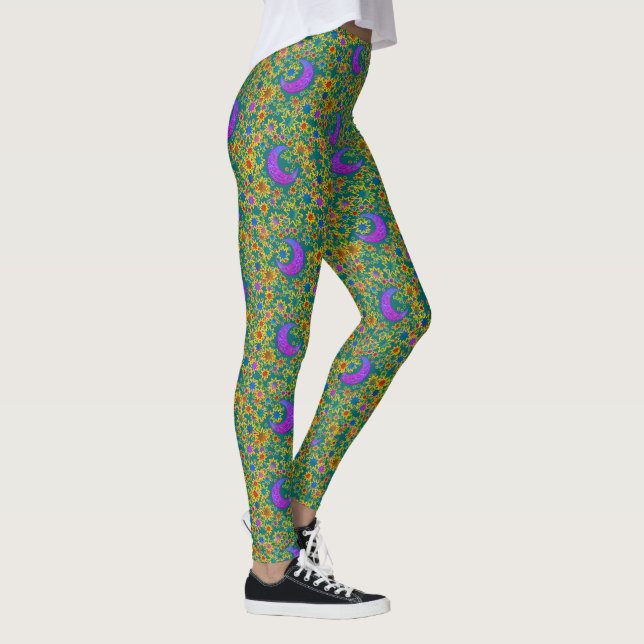 Mystiskt månskymning leggings (Höger)