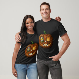 Mystiskt ögon & skelett-händer Jack-O-Lantern T Shirt