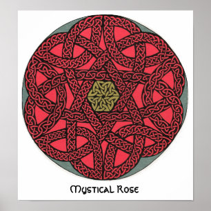 Mystiskt rotryck poster