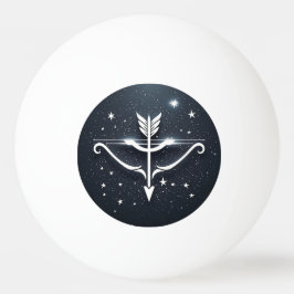 Mystiskt Skytten Zodiak-symbol Pingisboll