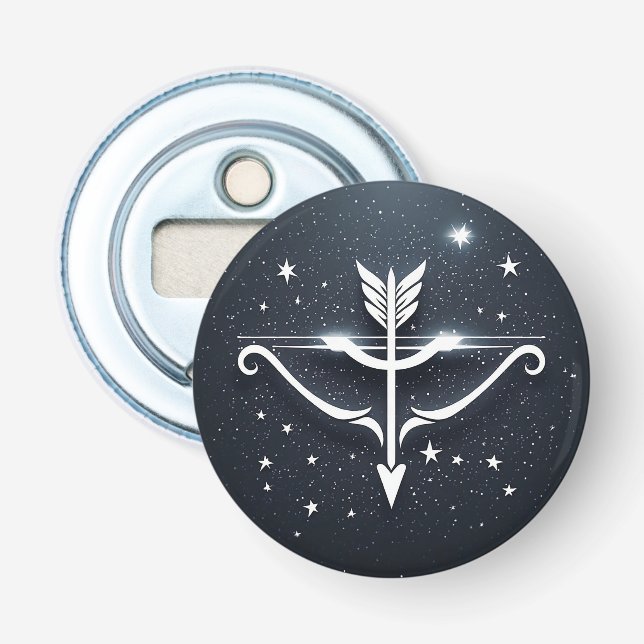 Mystiskt Skyttens Zodiak-symbol Flasköppnare (Framsidan)