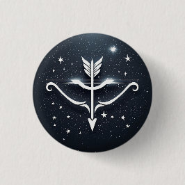 Mystiskt Skyttens Zodiak-symbol Knapp