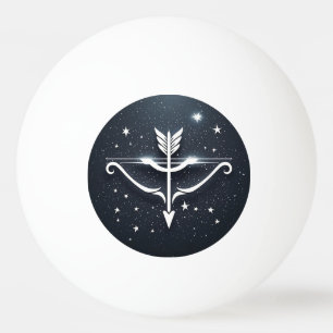 Mystiskt Skyttens Zodiak-symbol Pingisboll
