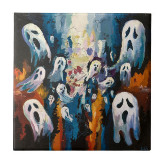 Mystiskt ställ kakelplatta