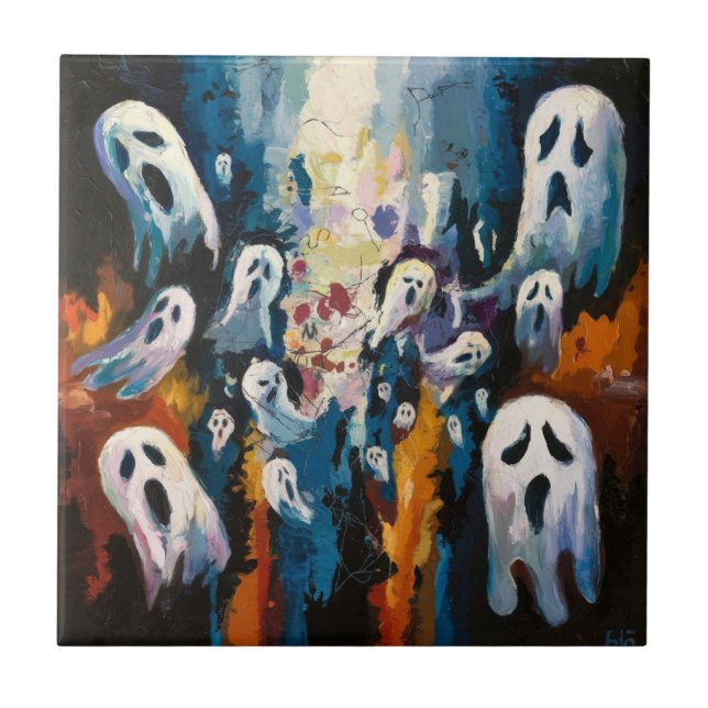 Mystiskt ställ kakelplatta (Framsidan)