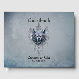 Mystiskt varg huvud. gästböcker