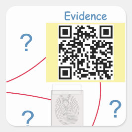 Mystoppbrottsnämnd för att lösa vittnesmål fyrkantigt klistermärke