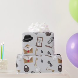 Mystoppet Kids Secret Agent Spy Detektiv Theme Presentpapper