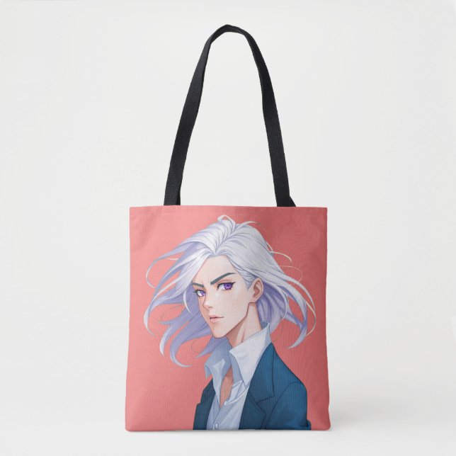 Mystoppman Japansk Anime Art Tote Bag Tygkasse (Framsida)