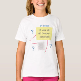 Mystoppning Brottsling Solving Evidence Board Birt T Shirt