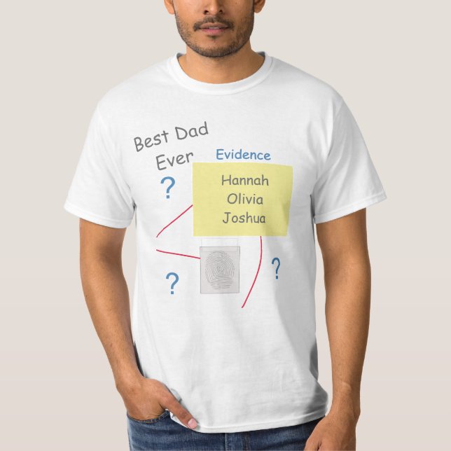 Mystoppning Crime Solution Evidence Board Best Pap T Shirt (Framsida)