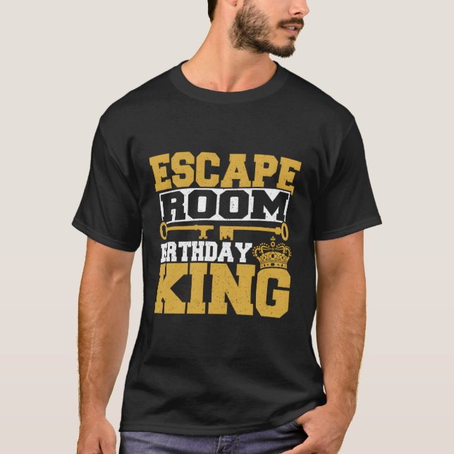 Mystopputmaning Escaped Room Kung Py T Shirt (Framsida)