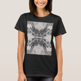 Myt född av sten – Symmetrisk mörklandskap T Shirt