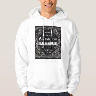 Mytbaserade trådar - Legenda varningar i svartvitt Hoodie