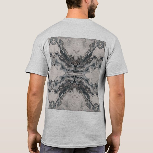 Myth Born of Stone – Symmetric Darkscape T Shirt (Baksida)