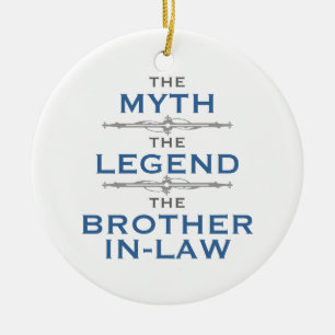 Myth Legend Brother-in-Law Julgransprydnad Keramik