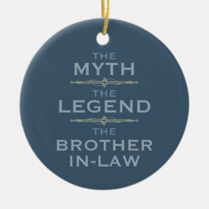 Myth Legend Brother-in-Law Julgransprydnad Keramik