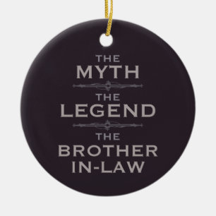Myth Legend Brother-in-Law Julgransprydnad Keramik