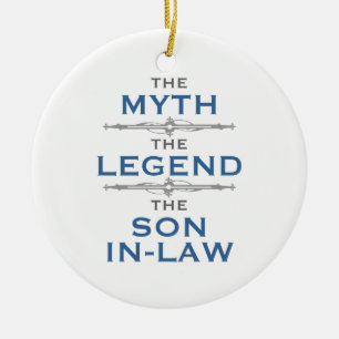 Myth Legend Son-in-Law Julgransprydnad Keramik