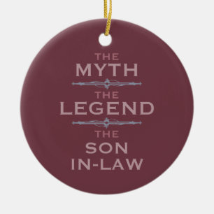 Myth Legend Son-in-Law Julgransprydnad Keramik