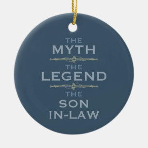 Myth Legend Son-in-Law Julgransprydnad Keramik