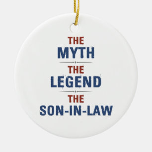 Myth Legend Son-in-Law Julgransprydnad Keramik