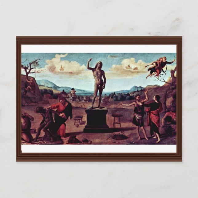Myth of Prometheus Painting Sequence of 5 P Vykort (Framsida)