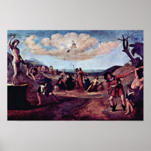 Myth of Prometheus Painting Sequence Poster