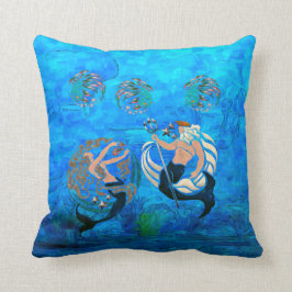 Myth of the Seas New Age Folk Art Kudde