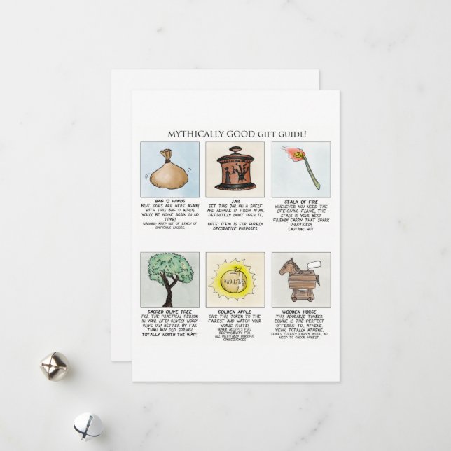 Mythely Bra Gift Guide Mythology jular Julkort (Fram/Back In Situ)