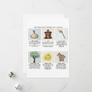 Mythely Bra Gift Guide Mythology jular Julkort