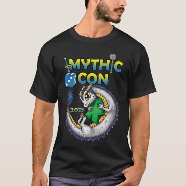 Mythic Con 2025 Baby Dragon Shirt T (Framsida)
