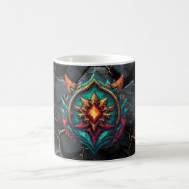 Mythic Dragon Crest Gamer Emblem Kaffemugg