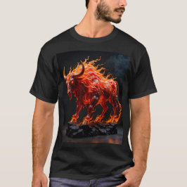 Mythic Fire Bull T Shirt