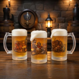 Mythic Realms Värdshuslegender Frostat Ölglas