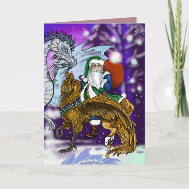 Mythic Santa Helgkort (Framsida)