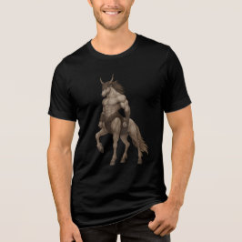 Mythic Warrior Unicorn Centaur Drawing T Shirt