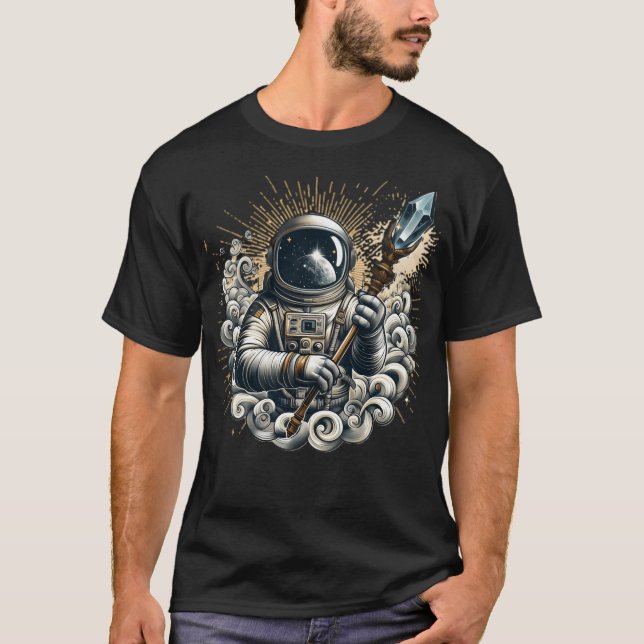Mythical Astronaut T Shirt (Framsida)